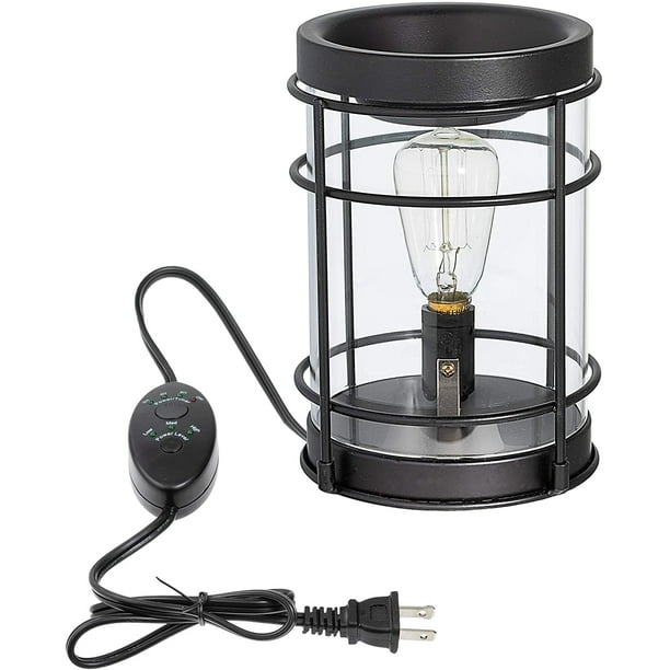 Edison Bulb Electric Candle Warmer with Timer Plug in Fragrance