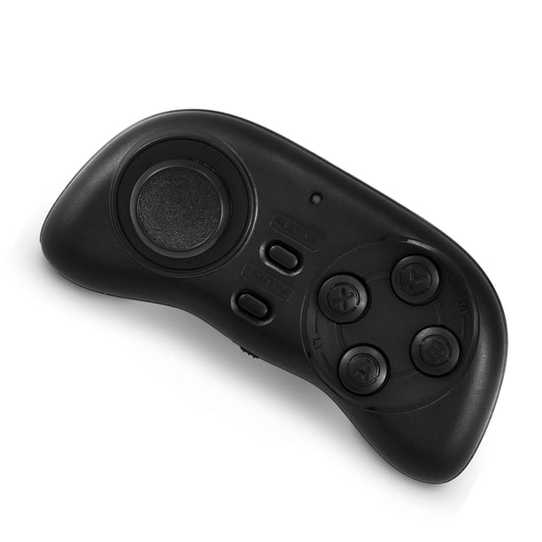 Controlador de juegos inalámbrico portátil con Bluetooth, mini mando a distancia, joystick, obturador, color negro