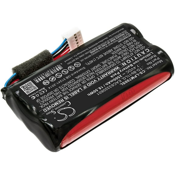 Battery for LG Music Flow P7 NP7550 PJ9 PJ9B PJS9W EAC63320601 TD-Bb11LG 2500mAh