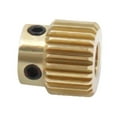thumbnail image 3 of ziyahihome Roue d'Extrudeuse Rotative en Laiton Engrenage Universel Portable Engrenage à Dents Réutilisable Raccord en Laiton 26 Dents, 3 of 9