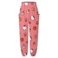 thumbnail image 3 of Hello Kitty Women's Harem Pants, Hippie Casual Pants Flowy Yoga Trousers with Pockets, 3 of 7
