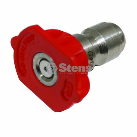 General Pump Nozzle - 0 Degree, Size 5.0, Red 1/4