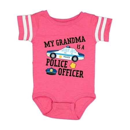 

Inktastic My Grandma is a Police Officer Gift Baby Boy or Baby Girl Bodysuit