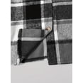 thumbnail image 5 of Mikrdoo 9 Years Kid Girls Outfits 8Y,9Y,10Y,11Y,12Y Big Girls Straps Dress Plaid Print Lapel Collar Cropped Coat 2Pcs Clothes Set Black, 5 of 7