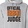 thumbnail image 3 of Inktastic Official Bbq Judge Barbecue Adult Hoodie Sweatshirt, 3 of 4