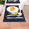 thumbnail image 5 of XMXY Woven Placemats Set of 6 PCS, Horoscope Sun Stars Moon Table Mats Washable Heat Resistant Placemats, 5 of 6