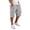W7-Light Gray, variant on Homeyce Mens Cargo Shorts Below Knee Elastic Waist Shorts Long Capri Below the Knee Big and Tall Cargo Short Pants Multi-Pocket Running Joggers Outdoor Casual Pants,Brown XL