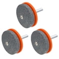 thumbnail image 1 of Cortacésped Cuchilla Afilador, 3uds Universal Corindón Cortacésped Cuchilla Amoladora Piedra Rueda para Césped Cortadora Eléctrico Taladro Manual Taladro, Naranja, 1 of 7