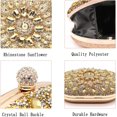 thumbnail image 5 of LinYooLi Rhinestone Evening Clutch Purses for Women Wedding Clutch Party Purses Bridal Diamonds Clutch Prom Cocktail Handbags, 5 of 7