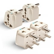 OREI World (USA, UK, China ) to India (Type D) Travel Adapter 2 in 1 CE Certified RoHS Compliant