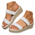 thumbnail image 1 of Mepaouo Platform Sandals for Women Beach Wedge Slides Orthotic Summer Causal Espadrilles Dress Shoes, 1 of 7