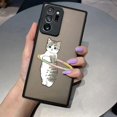 thumbnail image 3 of Funda para Samsung Galaxy NOTA 20 10 9 8 A13 A12 A10 A11 7 A04E A04 A03S A02 A03 5G ULTRA Plus funda con ilustración de dibujos animados de gato lindo, 3 of 5