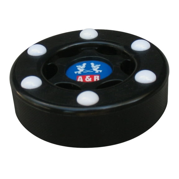 A&R Sports Inline Street Hockey Puck, Black