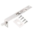 thumbnail image 1 of Cerradura de Perno Oculto Inoxidable Unique Bargains 6 Pulgadas Plateado 2uds, 1 of 6