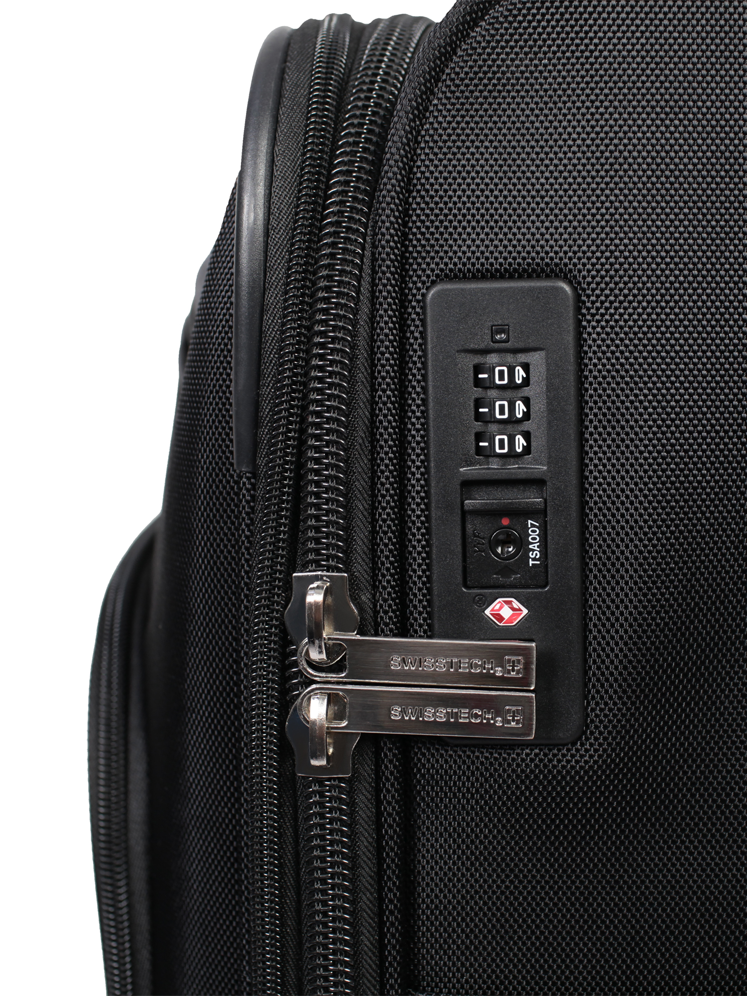 SwissTech Executive 16.5" Carry-on Luggage, 8-Wheel Underseater, Black (Walmart Exclusive) - image 4 of 9