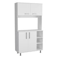 thumbnail image 2 of Double-Door Freestanding Cabinet with Adjustable Legs / Functional for Kitchen and Office Storage Solutions, 2 of 5