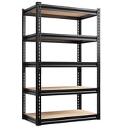 REIBII Storage Shelves Unit 5 Tier Adjustable Metal Shelving for Garage,12"D x 28"W x 60"H, 2000LBS
