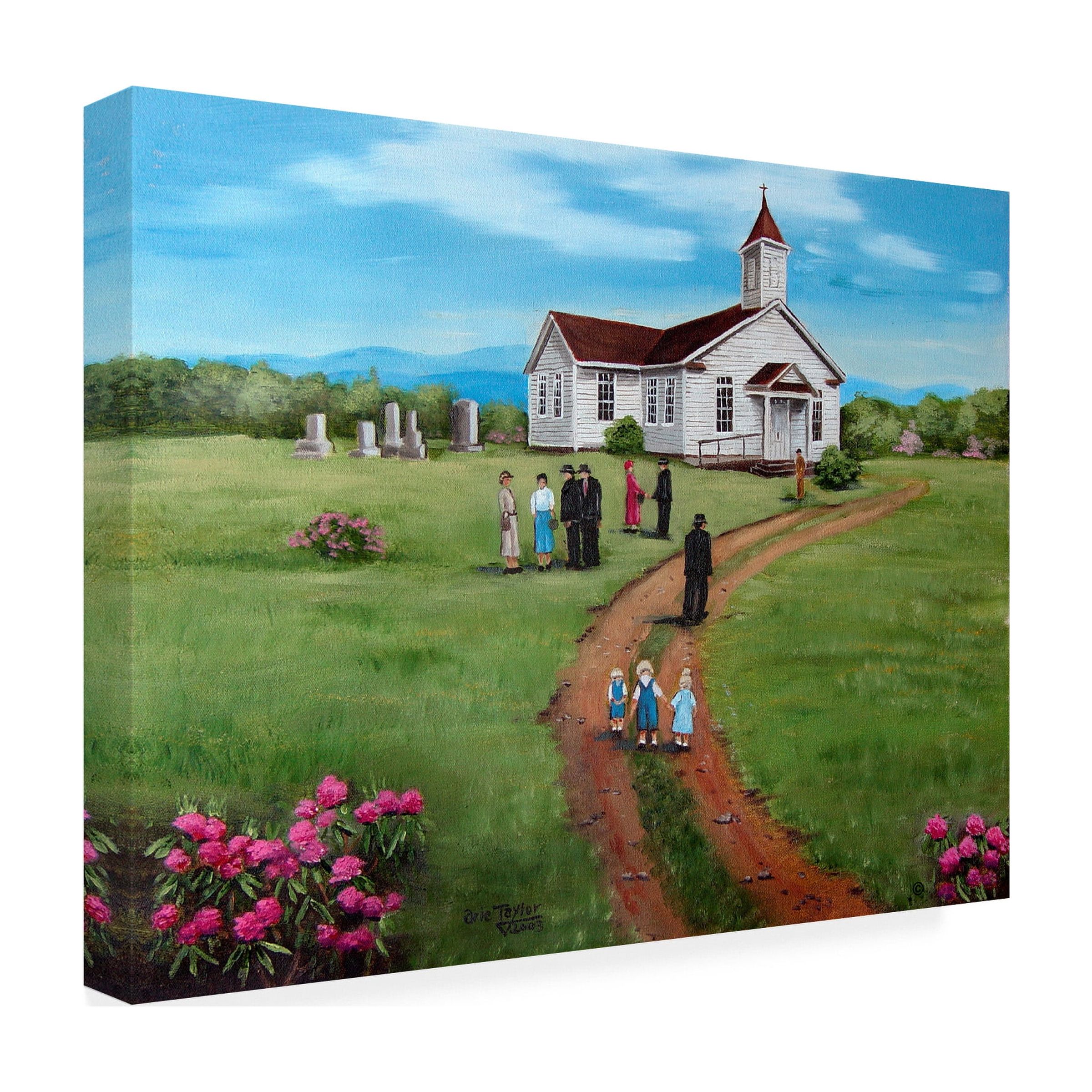 Trademark Fine Art 'Church Unknown' Canvas Art by Arie Reinhardt Taylor