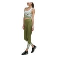thumbnail image 2 of DKNY SPORT Womens Green Stretch Racerback Fitted Pull Over Style Tie Dye Sleeveless Scoop Neck Active Wear Tank Top XS, 2 of 4