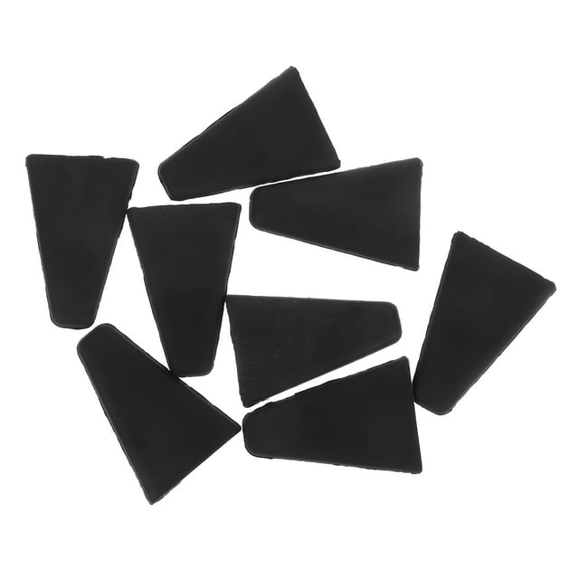LOLIPPYY 8Pcs Silicone Protective Feet for Air Fryer Rack Dishwasher Safe Black Dehydrator Accessories