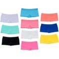 thumbnail image 6 of Alyce Ives Intimates Seamless Girls Boyshort, 2 Prints + 8 Solids, L, 10 Pack, 6 of 7