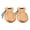 wood color, variant on MERIGLARE 2 Pieces Spanish Castanets Flamenco Castanets Musical Learning Toys Hand Percussion Instruments for Classical Music Gathering brown