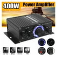 thumbnail image 2 of AK380/AK370/AK170 400W*2 2 Channel Bluetooth HiFi Power Amplifier Home Car Audio Class D Remote Control FM Radio AUX USB/SD ,High Sound, 2 of 7
