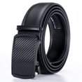 thumbnail image 1 of ZHAOCHENG Cinturón automático de piel para hombre, ancho 35mm, talla ajustable, 1 of 3