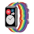 thumbnail image 4 of Correa de repuesto compatible con HUAWEI Watch Sports Canvas Watch Watch FIT Band Smart Wristband Vogacara EL016710-01, 4 of 5