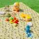 thumbnail image 5 of Mantas de picnic impermeables al aire libre hojas verdes de secado rápido ligero camping playa manta estera para viajes fiesta familiar, 5 of 5