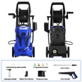 thumbnail image 4 of 4200PSI-Max Pressure Washer 2.8GPM Power Washer 4 Nozzles ,500ml Foam Cannon, 20FT Hose Reel Power Washer Cleaning for Car Wash, Home, Fence, Yard, Outdoor, Siding, Pool, Brick Cleaning, 4 of 8