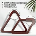 thumbnail image 5 of GSE Games & Sports Expert Deluxe Solid Wood 8-Ball Triangle & 9-Ball Diamond Billiard Pool Ball Racks for 2-1/4" Pool Balls - Mahogany, 5 of 8