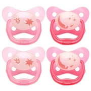 Dr. Brown's PreVent Glow in the Dark Pacifier 12m+, Pink