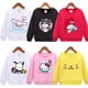 thumbnail image 2 of Sanrio-Sudadera de algodón de Hello Kitty para niños y niñas, suéter fino Kawaii, ropa de moda, novedad, 2 of 4