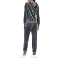 thumbnail image 4 of DuoJiaJ Track Suits for Women Set Casual 2 Piece Outfits Sweatsuit Gray XXL, 4 of 4