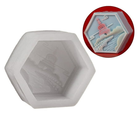 

Mooncake Stamps Kitchen Bakeware Chinese Buildings Shaped Baking Accessories