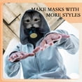 thumbnail image 4 of Therian Mask, kit de bricolaje, máscara Seenelling Blank para gatos con tela de fieltro, 4 of 6