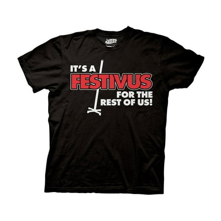 Seinfeld Its a Festivus for the Rest of Us With Pole Adult T-Shirt