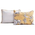 thumbnail image 2 of Lush Decor French Country Toile Cotton Reversible Quilt Yellow/GRAY 3Pc Set King, 2 of 6
