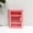 Pink, variant on Storage Box Decorative Book Style Organizer with Lock and Key, DIY Desktop Ornament Box for Jewelry and Accessories, Blue Plastic Decorative Box