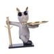thumbnail image 1 of Estatua creativa de bulldog con bandeja para joyas, llavero y adorno Gris, 1 of 9
