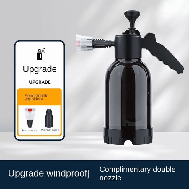 Pistola de espuma para coche de 2L, pistola de espuma para nieve, botella de pulverización a presión, para lavado de coches y riego de flores,PH2L-black 4