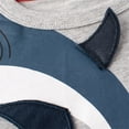 thumbnail image 6 of Toddler and Little Boys Summer Short Sleeve Crew neck T-Shirts Graphic Tops 1-9 Years - 3D shark, 6 of 11