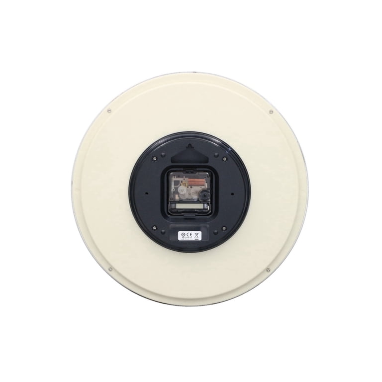 Seiko Wall Clock – 12 X 12 Inch, Black & White, Quartz Movement, Battery Included – Quiet Sweep Second Hand