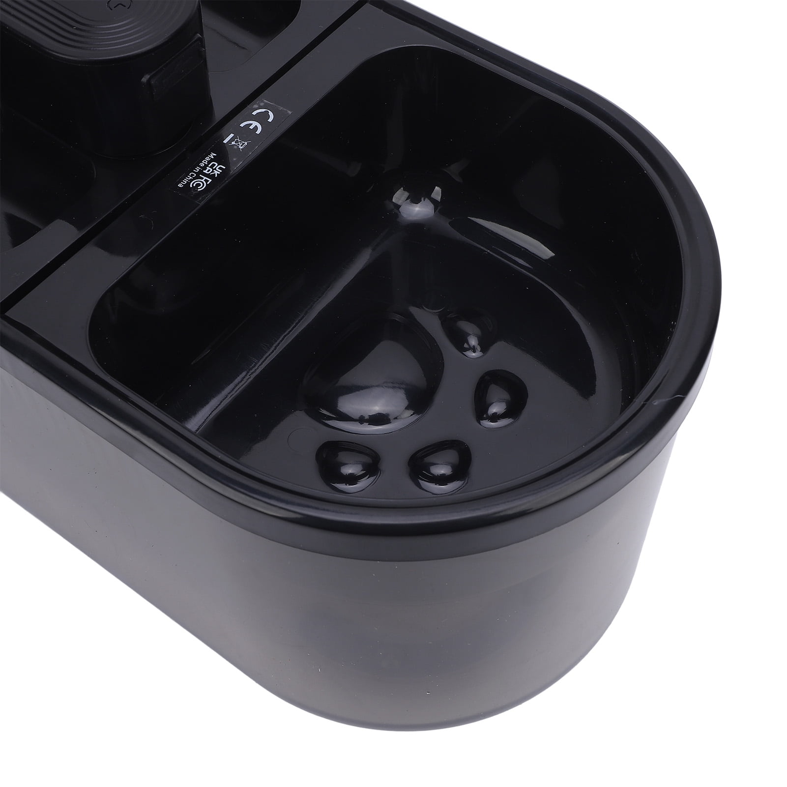 Yajisi Premium Smart Cat Water Fountain Quiet Operating Rechargeable Automatic Pet Water Dispenser for Home Use Black Finish Includes Advanced Filtration System and Built-in 2000mAh Battery