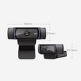 thumbnail image 5 of Logitech C920 HD Pro Webcam Video Chat Recording Usb Camera HD Smart 1080p 30FPS Camera for Computer Desktop Laptop Webcam, 5 of 5