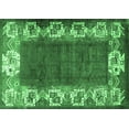 thumbnail image 1 of Ahgly Company Indoor Rectangle Persian Emerald Green Traditional Area Rugs, 5' x 8', 1 of 4