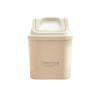 Weloille 1 Piece Mini Swing Lid Desktop Trash Can, Plastic Sealed Small Waste Bin, Dust Proof Lightweight Garbage Can, for Office Desk Vanity Countertop Kitchen Table Use