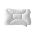 thumbnail image 2 of CxhicLuv Hotel-Quality Down Pillow, Polyester Velvety Soft Bedding Pillow, High Resilience & Friendly Fabric, Tumble Dry Safe for All Sleep Positions, White, 18.9x29.1 Inches, 2 of 5