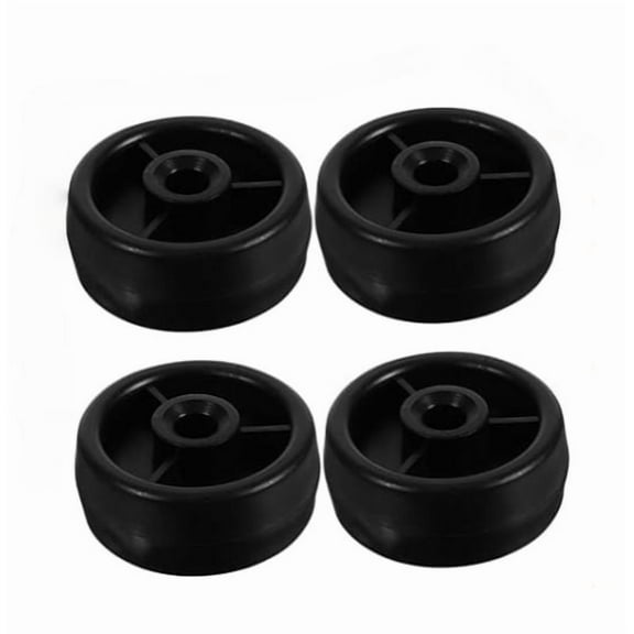 4 Pcs Fitness Equipment Rollers for Treadmill and Exercise Bike Caster Wheels for Easy Mobility for Home Gym and Sports Equipment